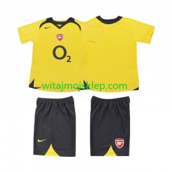 Koszulka Arsenal 2005 Retro Dziecięca Stroje Wyjazdowe 2006 Krótkie Rękawy
