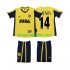 Koszulka Arsenal Thierry Henry 14 2000 2001 Retro Dziecięca Stroje Wyjazdowe Krótkie Rękawy