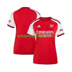 Koszulka Arsenal Damska Stroje Domowe 2026-2027 Krótkie Rękawy Koszulka Arsenal Damska Stroje Domowe 2026-2027 Krótkie Rękawy