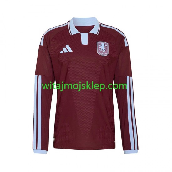 Koszulka Aston Villa Męska Stroje Domowe 2026-2027 Długie Rękawy