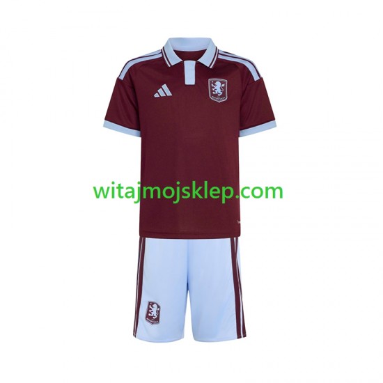 Koszulka Aston Villa Dziecięca Stroje Domowe 2026-2027 Krótkie Rękawy