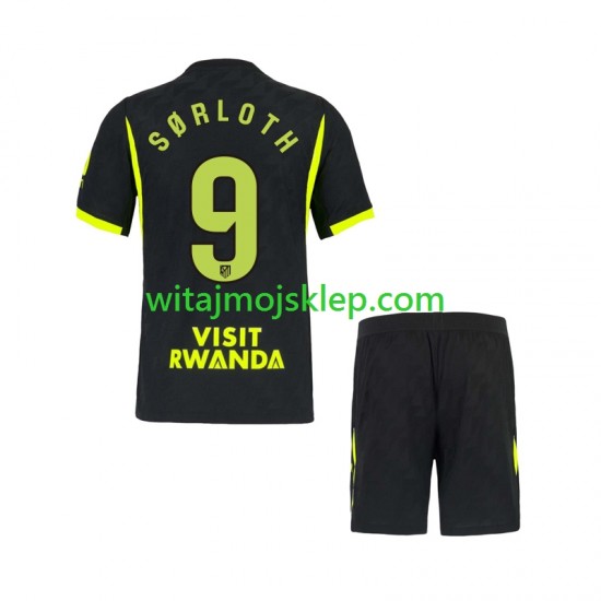 Koszulka Atlético Madryt Alexander Sorloth 9 Dziecięca Stroje Wyjazdowe 2026-2027 Krótkie Rękawy