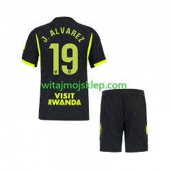 Koszulka Atlético Madryt Julian Alvarez 19 Dziecięca Stroje Wyjazdowe 2026-2027 Krótkie Rękawy