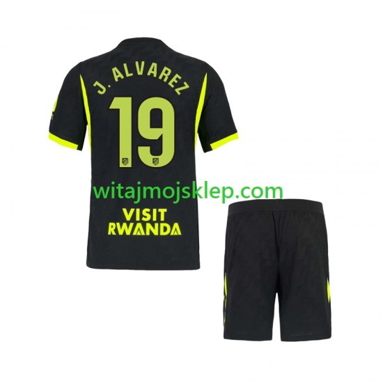 Koszulka Atlético Madryt Julian Alvarez 19 Dziecięca Stroje Wyjazdowe 2026-2027 Krótkie Rękawy