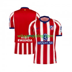 Koszulka Atlético Madryt Męska Stroje Domowe 2026-2027 Krótkie Rękawy Koszulka Atlético Madryt Męska Stroje Domowe 2026-2027 Krótkie Rękawy