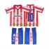 Koszulka Atlético Madryt PANTIC 10 1996 1997 Retro Dziecięca Stroje Domowe Krótkie Rękawy