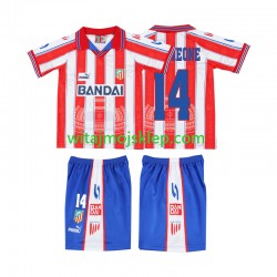 Koszulka Atlético Madryt SIMEONE 14 1996 1997 Retro Dziecięca Stroje Domowe Krótkie Rękawy Koszulka Atlético Madryt SIMEONE 14 1996 1997 Retro Dziecięca Stroje Domowe Krótkie Rękawy