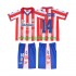 Koszulka Atlético Madryt SIMEONE 14 1996 1997 Retro Dziecięca Stroje Domowe Krótkie Rękawy