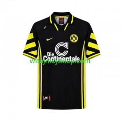 Koszulka Borussia Dortmund 1996 Retro Męska Stroje Wyjazdowe Krótkie Rękawy Koszulka Borussia Dortmund 1996 Retro Męska Stroje Wyjazdowe Krótkie Rękawy