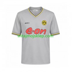 Koszulka Borussia Dortmund Retro Męska Stroje Wyjazdowe 2002 Krótkie Rękawy