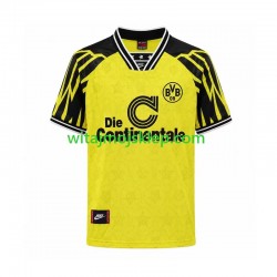 Koszulka Borussia Dortmund Retro Męska Stroje Domowe 1994 Krótkie Rękawy Koszulka Borussia Dortmund Retro Męska Stroje Domowe 1994 Krótkie Rękawy