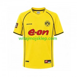 Koszulka Borussia Dortmund Retro Męska Stroje Domowe 2002 Krótkie Rękawy