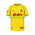 Koszulka Borussia Dortmund Retro Męska Stroje Domowe 2002 Krótkie Rękawy