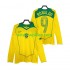 Koszulka Reprezentacja Brazylii RONALDO 9 Retro Męska Stroje Domowe 2004 Długie Rękawy