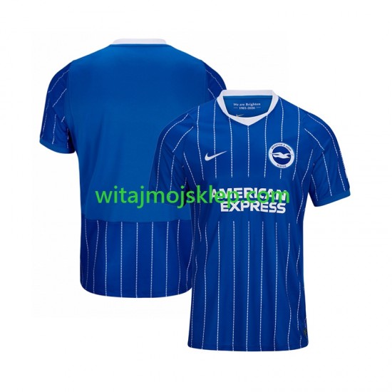 Koszulka Brighton & Hove Albion Męska Stroje Domowe 2026-2027 Krótkie Rękawy