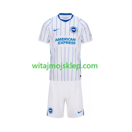 Koszulka Brighton & Hove Albion Dziecięca Stroje Wyjazdowe 2026-2027 Krótkie Rękawy