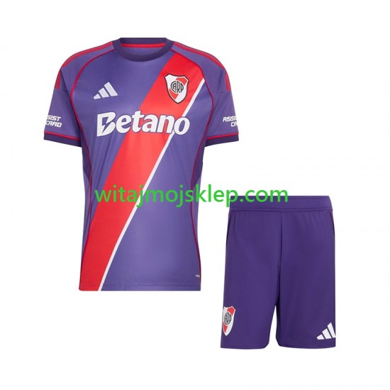 Koszulka CA River Plate Dziecięca Trzeci Strój 2026-2027 Krótkie Rękawy
