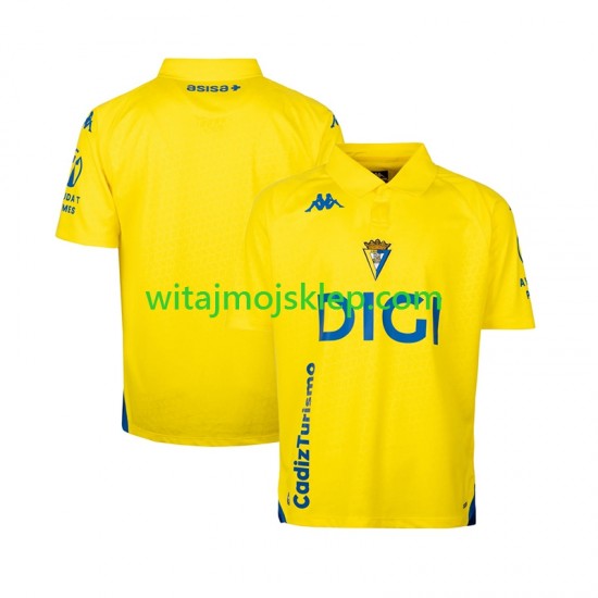 Koszulka Cádiz CF Męska Stroje Domowe 2026-2027 Krótkie Rękawy