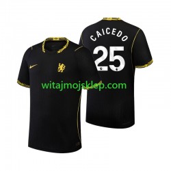 Koszulka Chelsea Moises Caicedo 25 Męska Stroje Wyjazdowe 2026-2027 Krótkie Rękawy Koszulka Chelsea Moises Caicedo 25 Męska Stroje Wyjazdowe 2026-2027 Krótkie Rękawy