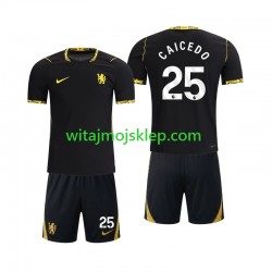 Koszulka Chelsea Moises Caicedo 25 Dziecięca Stroje Wyjazdowe 2026-2027 Krótkie Rękawy Koszulka Chelsea Moises Caicedo 25 Dziecięca Stroje Wyjazdowe 2026-2027 Krótkie Rękawy