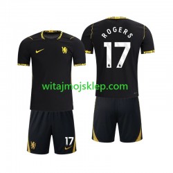 Koszulka Chlesea Morgan Rogers 17 Dziecięca Stroje Wyjazdowe 2026-2027 Krótkie Rękawy Koszulka Chlesea Morgan Rogers 17 Dziecięca Stroje Wyjazdowe 2026-2027 Krótkie Rękawy