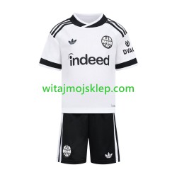 Koszulka Eintracht Frankfurt Dziecięca Stroje Wyjazdowe 2026-2027 Krótkie Rękawy