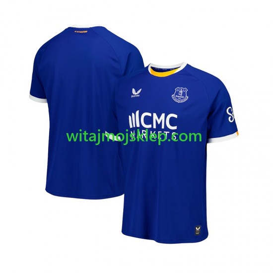Koszulka Everton Męska Stroje Domowe 2026-2027 Krótkie Rękawy
