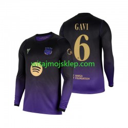 Koszulka FC Barcelona Gavi 6 Męska Stroje Wyjazdowe 2026-2027 Długie Rękawy Koszulka FC Barcelona Gavi 6 Męska Stroje Wyjazdowe 2026-2027 Długie Rękawy