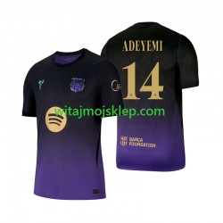 Koszulka FC Barcelona Karim Adeyemi 14 Męska Stroje Wyjazdowe 2026-2027 Krótkie Rękawy Koszulka FC Barcelona Karim Adeyemi 14 Męska Stroje Wyjazdowe 2026-2027 Krótkie Rękawy