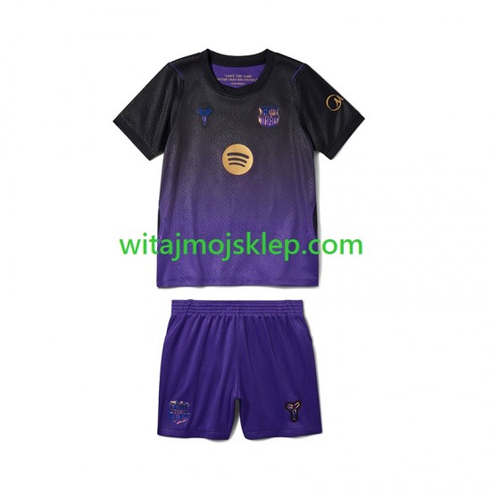 Koszulka FC Barcelona Dziecięca Stroje Wyjazdowe 2026-2027 Krótkie Rękawy