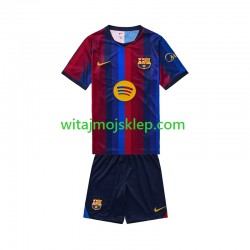 Koszulka FC Barcelona Dziecięca Stroje Domowe 2026-2027 Krótkie Rękawy