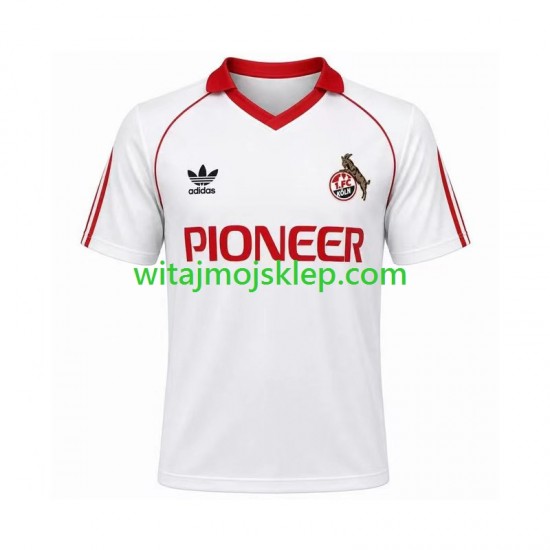 Koszulka FC Köln 1980 1981 Retro Męska Stroje Domowe Krótkie Rękawy
