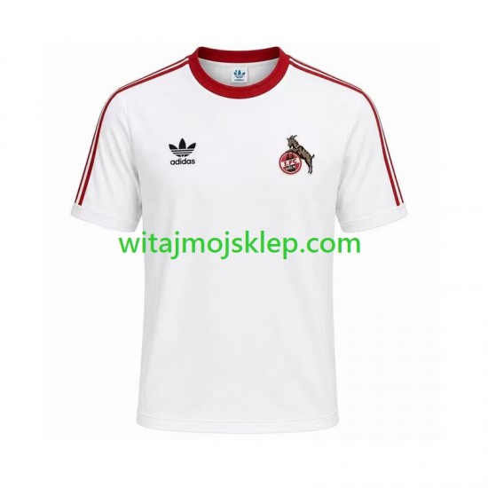 Koszulka FC Köln 1986 1987 Retro Męska Stroje Domowe Krótkie Rękawy