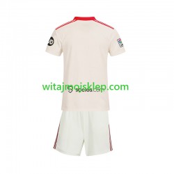 Koszulka Sevilla FC Retro Dziecięca Stroje Domowe 2025-2026 Krótkie Rękawy