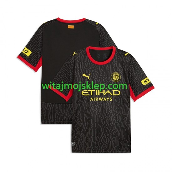 Koszulka Girona Męska Stroje Wyjazdowe 2026-2027 Krótkie Rękawy