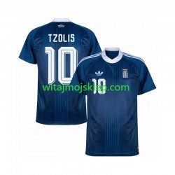 Koszulka Reprezentacja Grecji Christos Tzolis 17 Męska Stroje Wyjazdowe 2026-2027 Krótkie Rękawy Koszulka Reprezentacja Grecji Christos Tzolis 17 Męska Stroje Wyjazdowe 2026-2027 Krótkie Rękawy