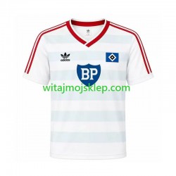 Koszulka Hamburger SV 1986 Retro Męska Stroje Wyjazdowe Krótkie Rękawy Koszulka Hamburger SV 1986 Retro Męska Stroje Wyjazdowe Krótkie Rękawy