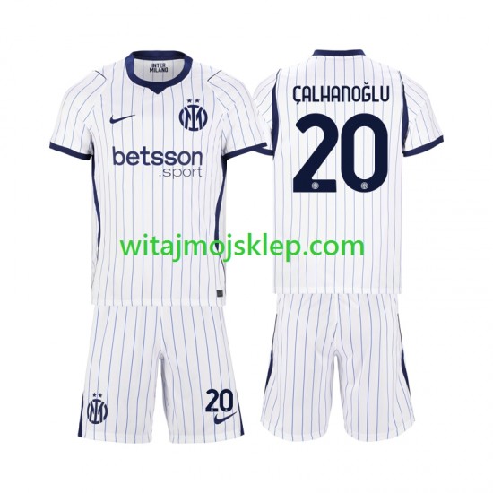 Koszulka Inter Mediolan Hakan Calhanoglu 20 Dziecięca Stroje Wyjazdowe 2026-2027 Krótkie Rękawy
