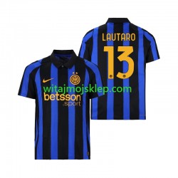 Koszulka Inter Mediolan Lautaro Martinez 13 Męska Stroje Domowe 2026-2027 Krótkie Rękawy