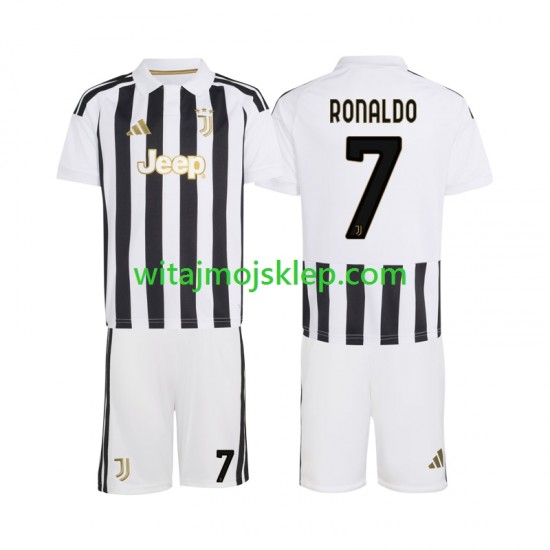 Koszulka Juventus Cristiano Ronaldo 7 Dziecięca Stroje Domowe 2026-2027 Krótkie Rękawy