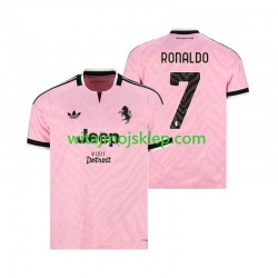 Koszulka Juventus Cristiano Ronaldo 7 Męska Stroje Wyjazdowe 2026-2027 Krótkie Rękawy