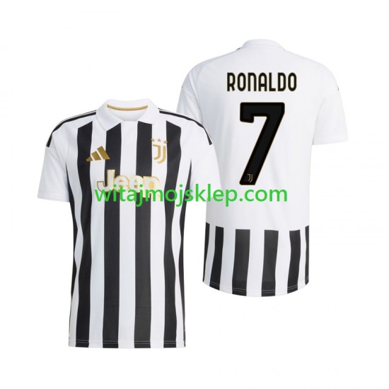 Koszulka Juventus Cristiano Ronaldo 7 Męska Stroje Domowe 2026-2027 Krótkie Rękawy