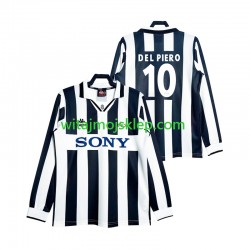 Koszulka Juventus DEL PIERO 10 1997 Retro Męska Stroje Domowe Długie Rękawy