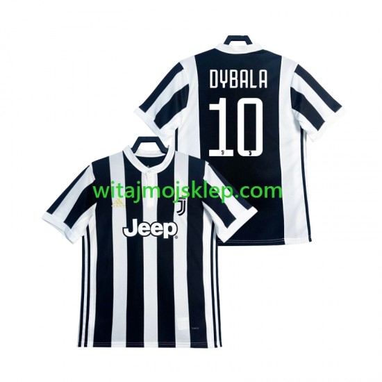 Koszulka Juventus DYBALA 21 2017 2018 Retro Męska Stroje Domowe Krótkie Rękawy