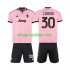 Koszulka Juventus Jonathan David 30 Dziecięca Stroje Wyjazdowe 2026-2027 Krótkie Rękawy