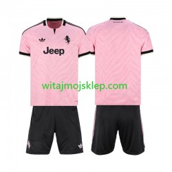 Koszulka Juventus Dziecięca Stroje Wyjazdowe 2026-2027 Krótkie Rękawy