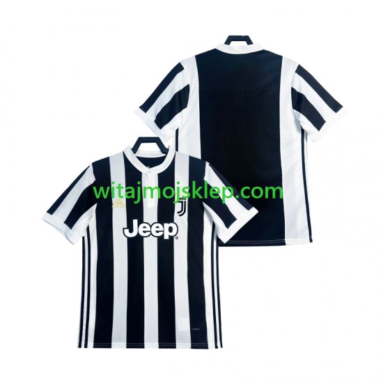 Koszulka Juventus 2017 2018 Retro Męska Stroje Domowe Krótkie Rękawy