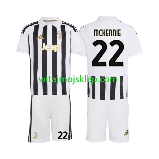 Koszulka Juventus Weston McKennie 22 Dziecięca Stroje Domowe 2026-2027 Krótkie Rękawy