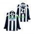 Koszulka Juventus ZIDANE 21 1997 Retro Męska Stroje Domowe 1998 Długie Rękawy