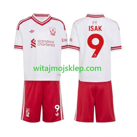 Koszulka Liverpool Alexander Isak 9 Dziecięca Stroje Wyjazdowe 2026-2027 Krótkie Rękawy